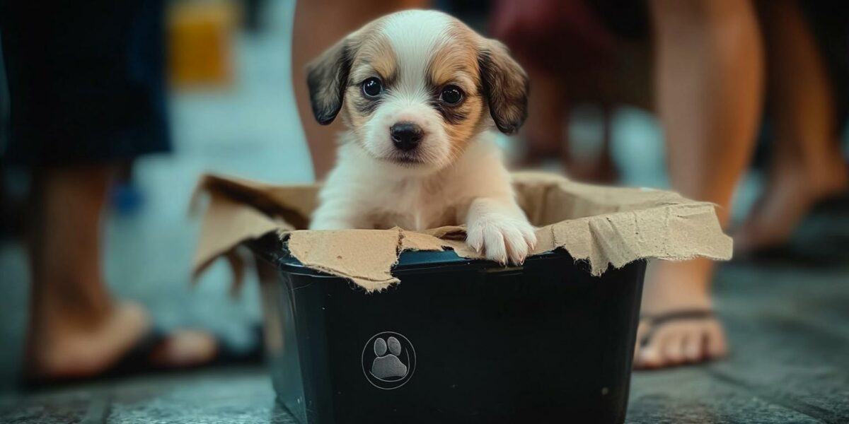 A Heartbreaking Discovery: Tiny Puppy Left to Fend for Itself Sparks an Unbelievable Journey