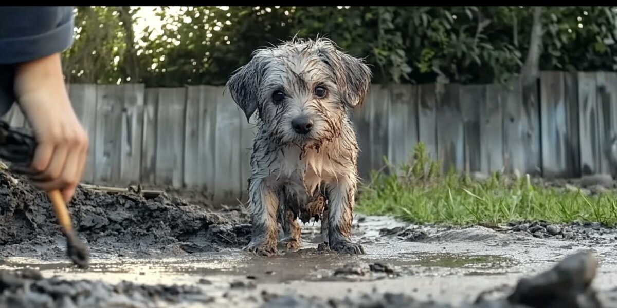 Rescuer's Heart Stops at the Sight of Neglected Puppy